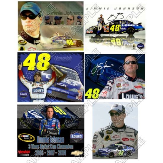 NASCAR  Jimmie  Johnson  T Shirt Iron on Transfer    N2 (KRAFTYME.COM)