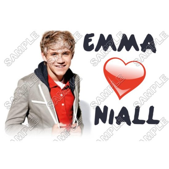 One Direction  Niall Horon  Personalized  Custom  Heat Iron On Transfer for T shirts N40 (KRAFTYME.COM)