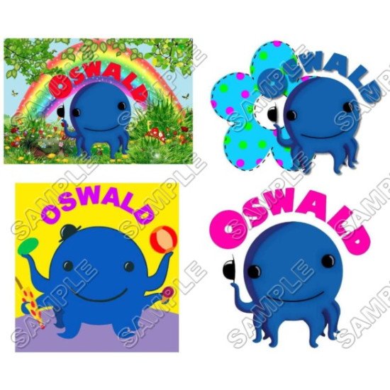 Oswald the Octopus T Shirt Iron on Transfer    N4 (KRAFTYME.COM)