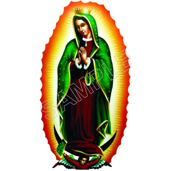 Our Lady of Guadalupe  T Shirt Iron on Transfer    N26 (KRAFTYME.COM)