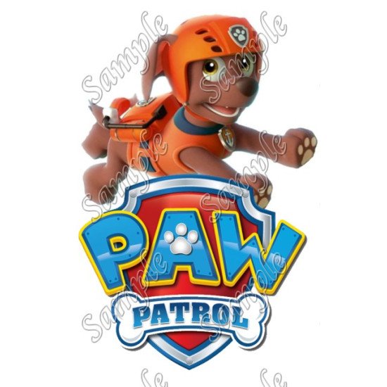 PAW Patrol Zuma T Shirt Iron on Transfer    N86 (KRAFTYME.COM)