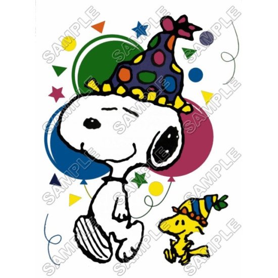 Peanuts, Snoopy, Charlie Brown Birthday   Heat Iron On Transfer for T shirts N2 (KRAFTYME.COM)