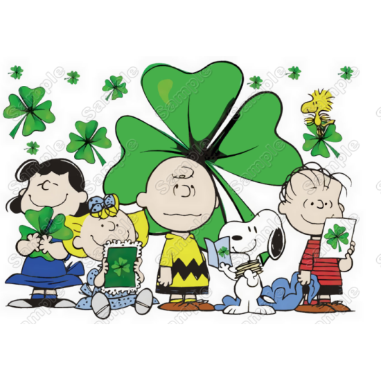 Peanuts, Snoopy, Charlie Brown St. Patricks  Day T Shirt  Heat Iron on Transfer (KRAFTYME.COM)