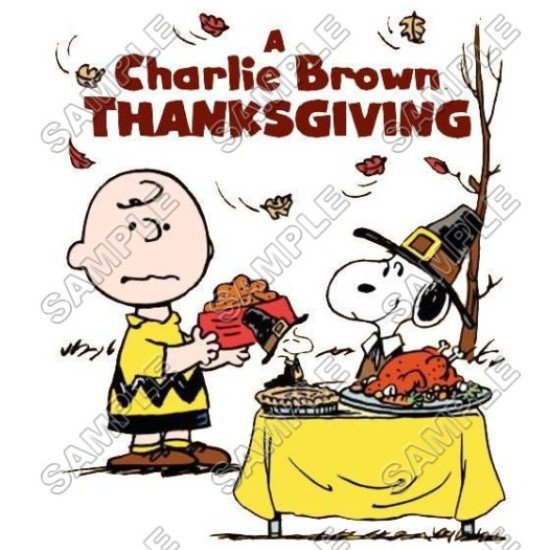 Peanuts, Snoopy, Charlie Brown Thanksgiving  Heat Iron On Transfer for T shirts N59 (KRAFTYME.COM)