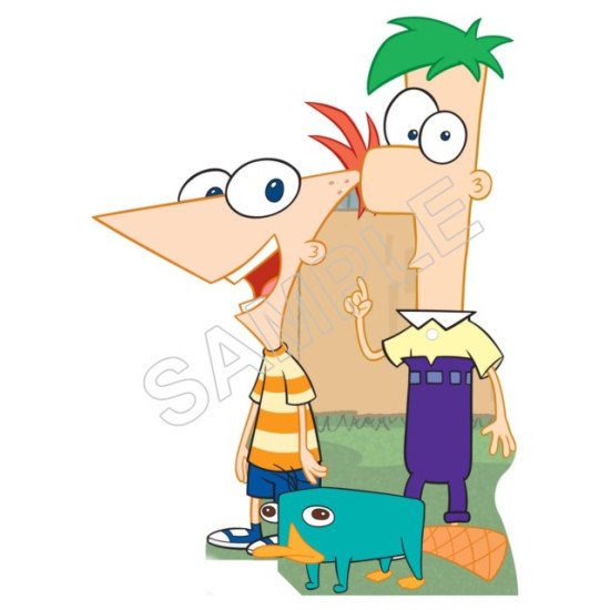 Phineas and Ferb Heat Iron On Transfer for T shirts N6 (KRAFTYME.COM)