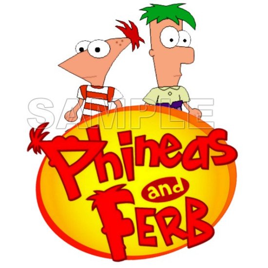 Phineas and Ferb Heat Iron On Transfer for T shirts N7 (KRAFTYME.COM)