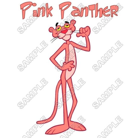 Pink Panther  Heat Iron On Transfer for T shirts N4 (KRAFTYME.COM)