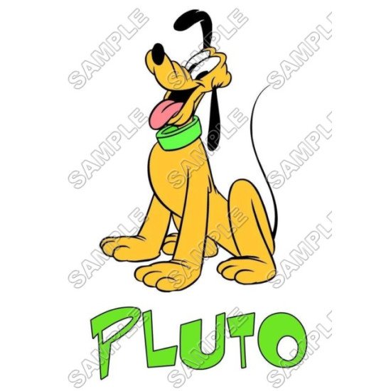 Pluto Heat Iron On Transfer for T shirts N2 (KRAFTYME.COM)