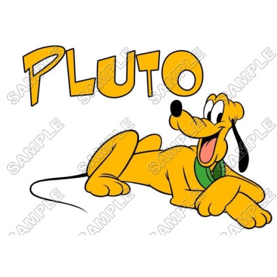 Pluto Heat Iron On Transfer for T shirts N3 (KRAFTYME.COM)