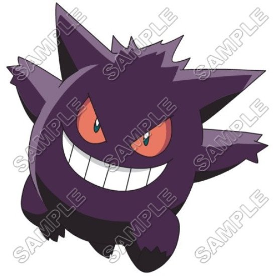 Pokemon  Gengar T Shirt Iron on Transfer   N27 (KRAFTYME.COM)