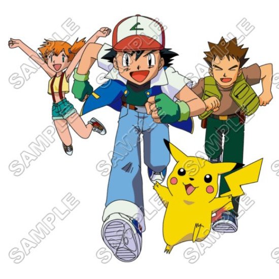 Pokemon  Heat Iron On Transfer for T shirts N7 (KRAFTYME.COM)