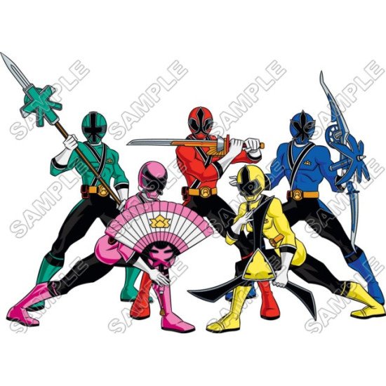 Power Rangers: Samurai Heat Iron On Transfer for T shirts N3 (KRAFTYME.COM)