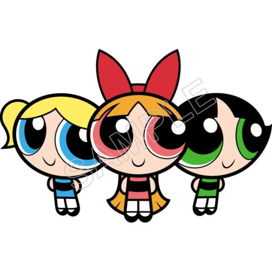 Powerpuff Girls  Heat Iron On Transfer for T shirts N11 (KRAFTYME.COM)