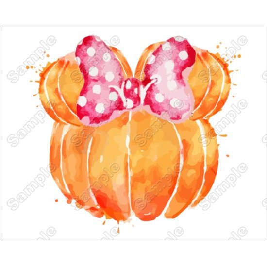 Pumpkin Fall Mickey Mouse  Heat Iron On Transfer for T shirts (KRAFTYME.COM)