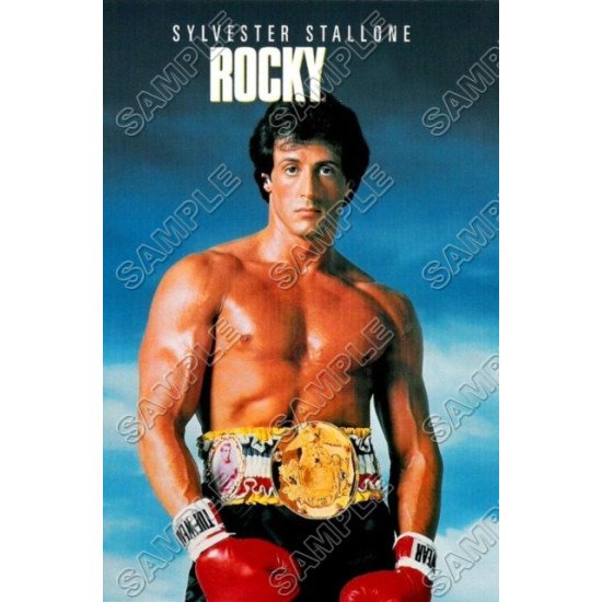 Rocky Balboa Stallone T Shirt Iron on Transfer    N2 (KRAFTYME.COM)