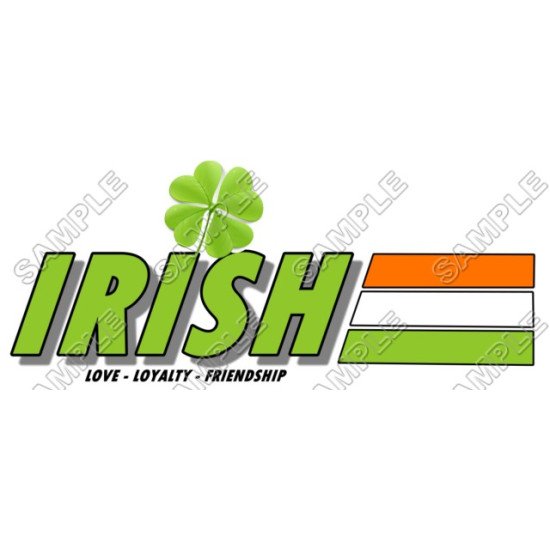 Saint Patricks  ~ Irish~  Heat Iron On Transfer for T shirts N2 (KRAFTYME.COM)