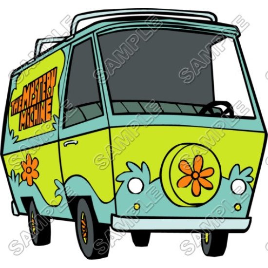 Scooby - Doo Mystery Machine Heat Iron On Transfer for T shirts N12 (KRAFTYME.COM)