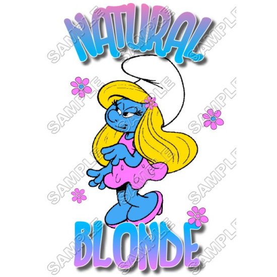 Smurfette  Heat Iron On Transfer for T shirts N17 (KRAFTYME.COM)