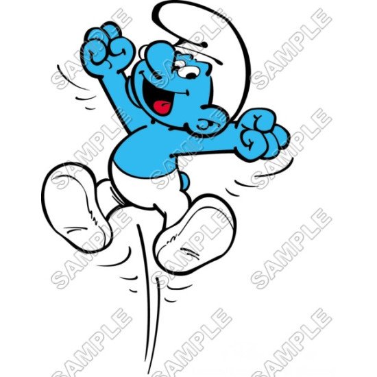 Smurfs Heat Iron On Transfer for T shirts N1 (KRAFTYME.COM)