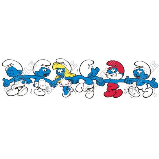 Smurfs  Heat Iron On Transfer for T shirts N16 (KRAFTYME.COM)