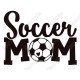 Soccer mom  Iron On Transfer Vinyl HTV (KRAFTYME.COM)