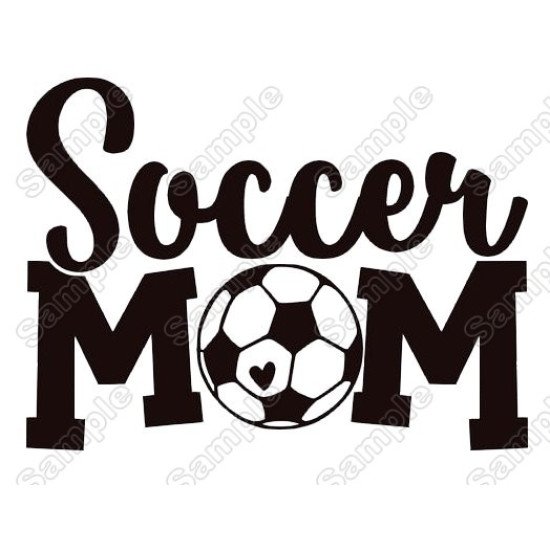 Soccer mom  Iron On Transfer Vinyl HTV (KRAFTYME.COM)