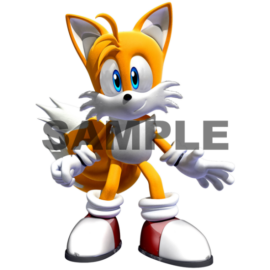 Sonic  Tails Heat Iron On Transfer for T shirts N10 (KRAFTYME.COM)