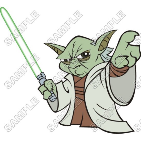 Star Wars  Master Yoda  Heat Iron On Transfer for T shirts N10 (KRAFTYME.COM)