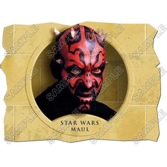 Star Wars Maul Heat Iron On Transfer for T shirts N24 (KRAFTYME.COM)