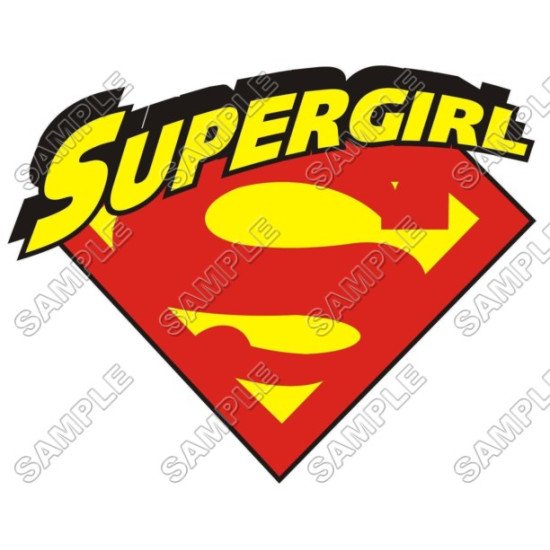 SuperGirl Heat Iron On Transfer for T shirts N2 (KRAFTYME.COM)