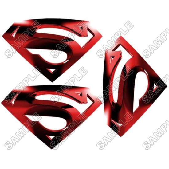 Superman Logo Heat Iron On Transfer for T shirts N7 (KRAFTYME.COM)