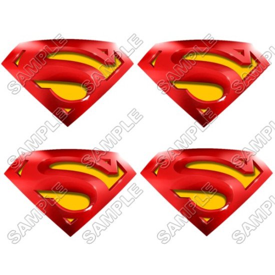 Superman Logo Heat Iron On Transfer for T shirts N8 (KRAFTYME.COM)