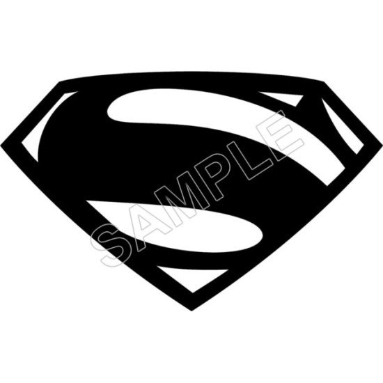 Superman Logo Man of Steel  Heat Iron On Transfer for T shirts N18 (KRAFTYME.COM)