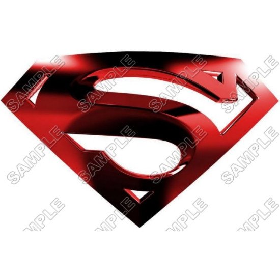 Superman Logo  T Shirt Iron on Transfer    N2 (KRAFTYME.COM)