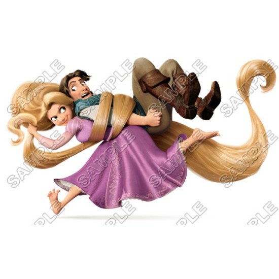 Tangled Rapunzel Heat Iron On Transfer for T shirts N5 (KRAFTYME.COM)