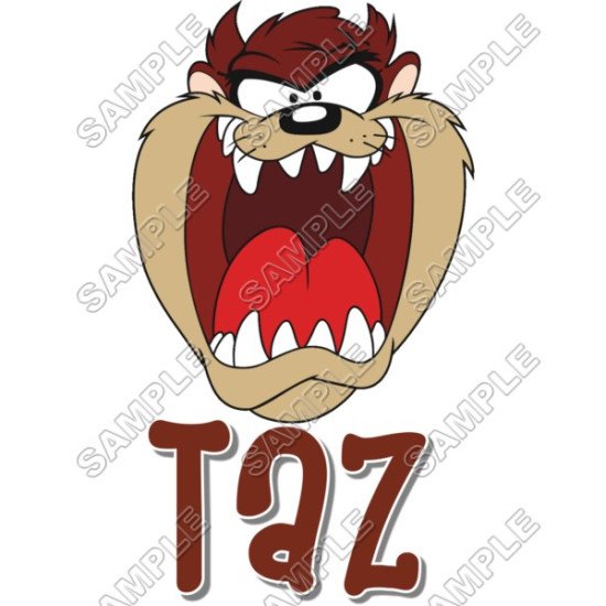 Taz  Heat Iron On Transfer for T shirts N4 (KRAFTYME.COM)