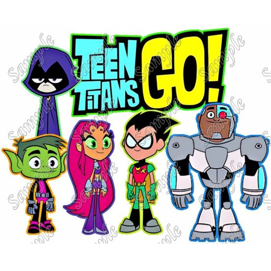 Teen Titans Go   T Shirt Iron on Transfer    N10 (KRAFTYME.COM)