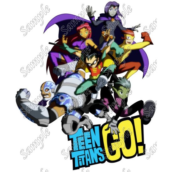 Teen Titans Go   T Shirt Iron on Transfer    N11 (KRAFTYME.COM)