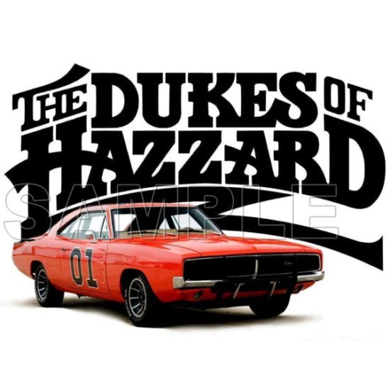 The Dukes of Hazzard Heat Iron On Transfer for T shirts N3 (KRAFTYME.COM)