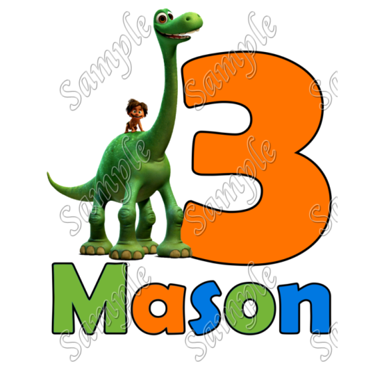 The Good Dinosaur   Birthday  Personalized  Custom  Heat Iron On Transfer for T shirts N1 (KRAFTYME.COM)