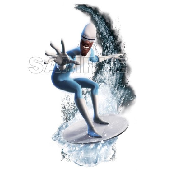 The Incredibles Frozone  Heat Iron On Transfer for T shirts N6 (KRAFTYME.COM)