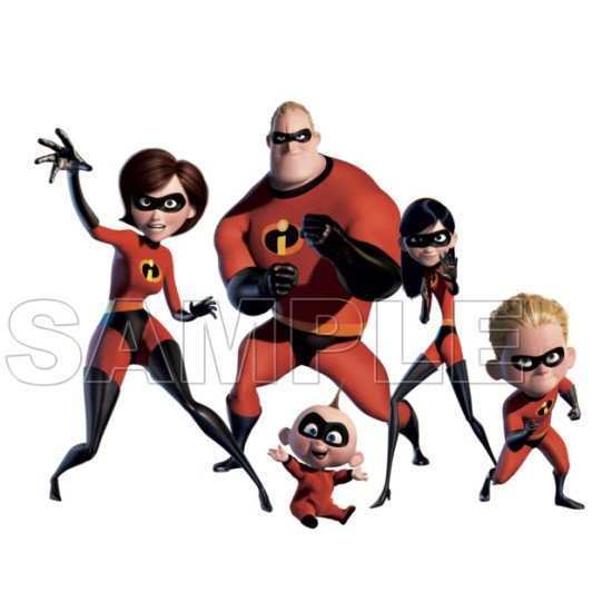 The Incredibles  Heat Iron On Transfer for T shirts N2 (KRAFTYME.COM)