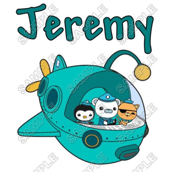 The Octonauts  Personalized  Custom  Heat Iron On Transfer for T shirts N37 (KRAFTYME.COM)