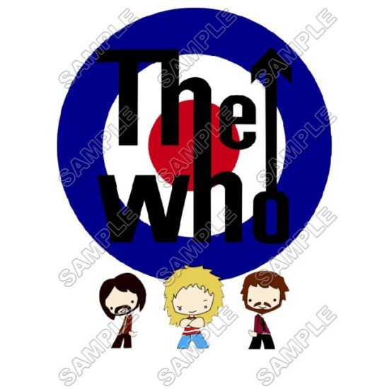 The Who (Band) Heat Iron On Transfer for T shirts N1 (KRAFTYME.COM)