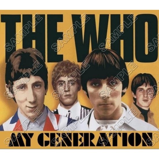 The Who (Band) Heat Iron On Transfer for T shirts N3 (KRAFTYME.COM)