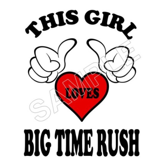 This Girl Loves Big Time Rush T Shirt  Iron on Transfer  N24 (KRAFTYME.COM)