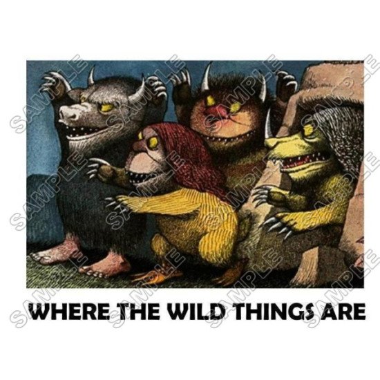 Where the Wild Things Are  Heat Iron On Transfer for T shirts N9 (KRAFTYME.COM)