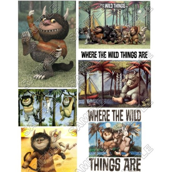 Where the Wild Things Are  T Shirt Iron on Transfer    N1 (KRAFTYME.COM)