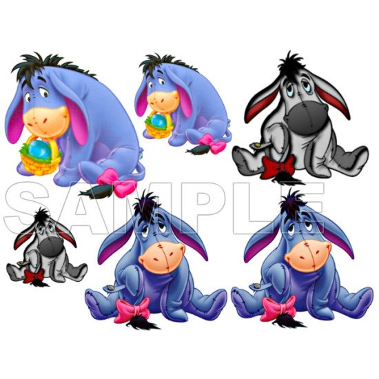 Winnie the Pooh Eeyore Heat Iron On Transfer for T shirts N8 (KRAFTYME.COM)