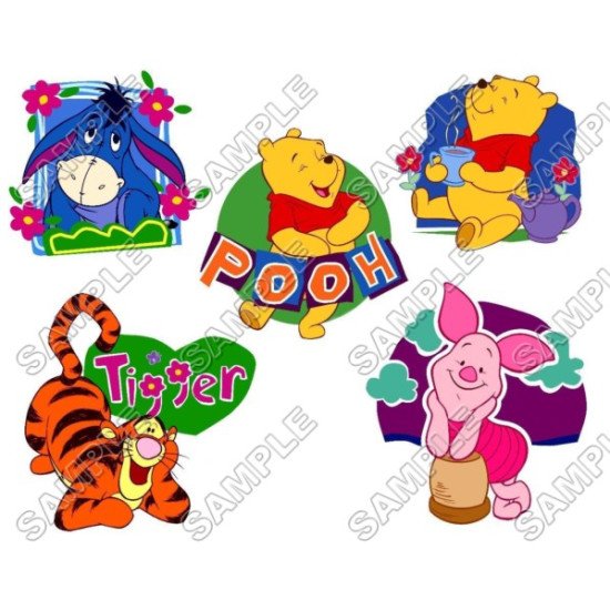 Winnie the Pooh Eeyore Tiger  Heat Iron On Transfer for T shirts N10 (KRAFTYME.COM)